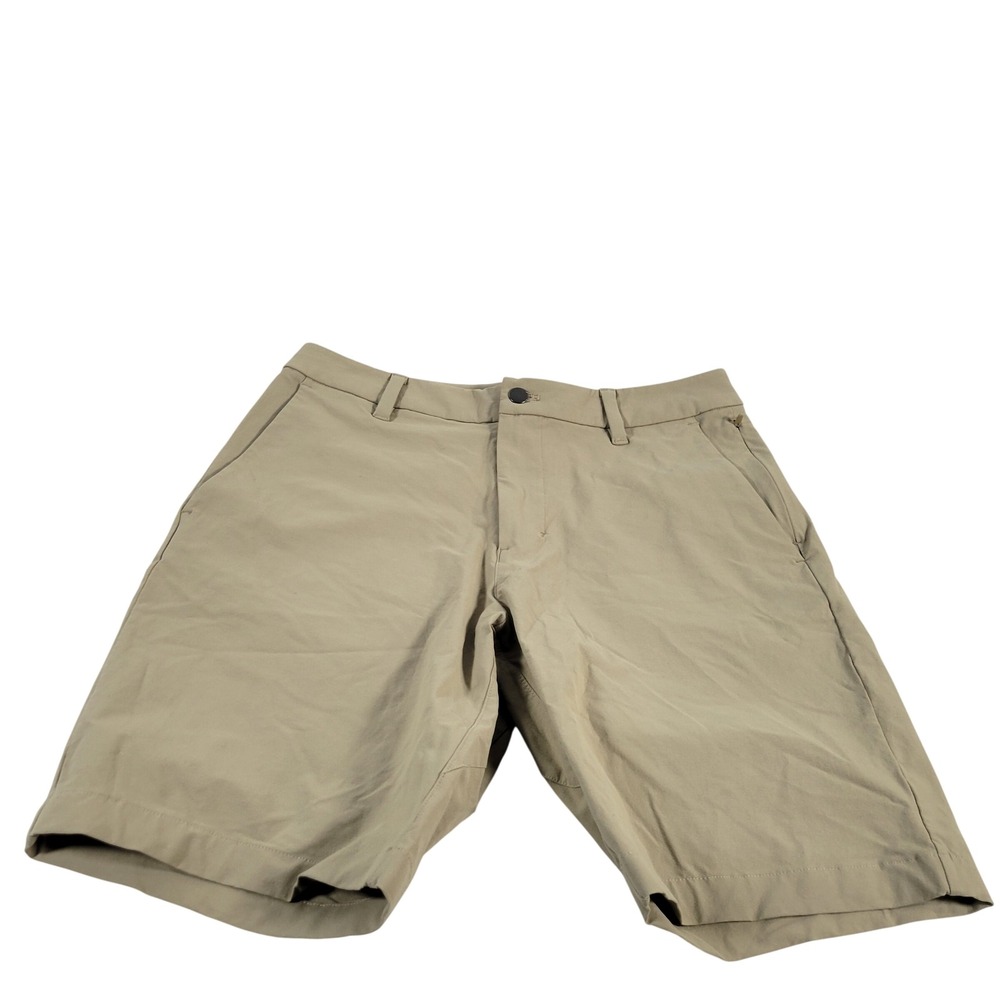 Lululemon Mens Size 30 Tan‎ Chino Stretch Shorts Golf Casual Outdoor